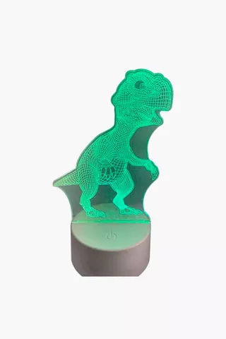 3d Dino Battery Operated Light On Stand