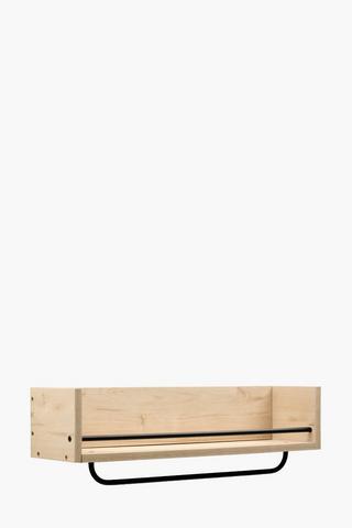 Wooden Floating Rack Shelf