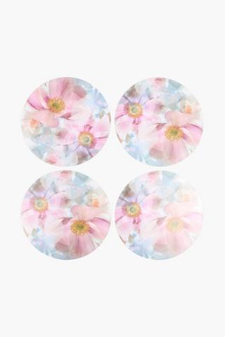 4 Pack Floral Cork Placemats