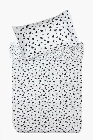 Soft Touch Sienna Heart Reversible Comforter Set