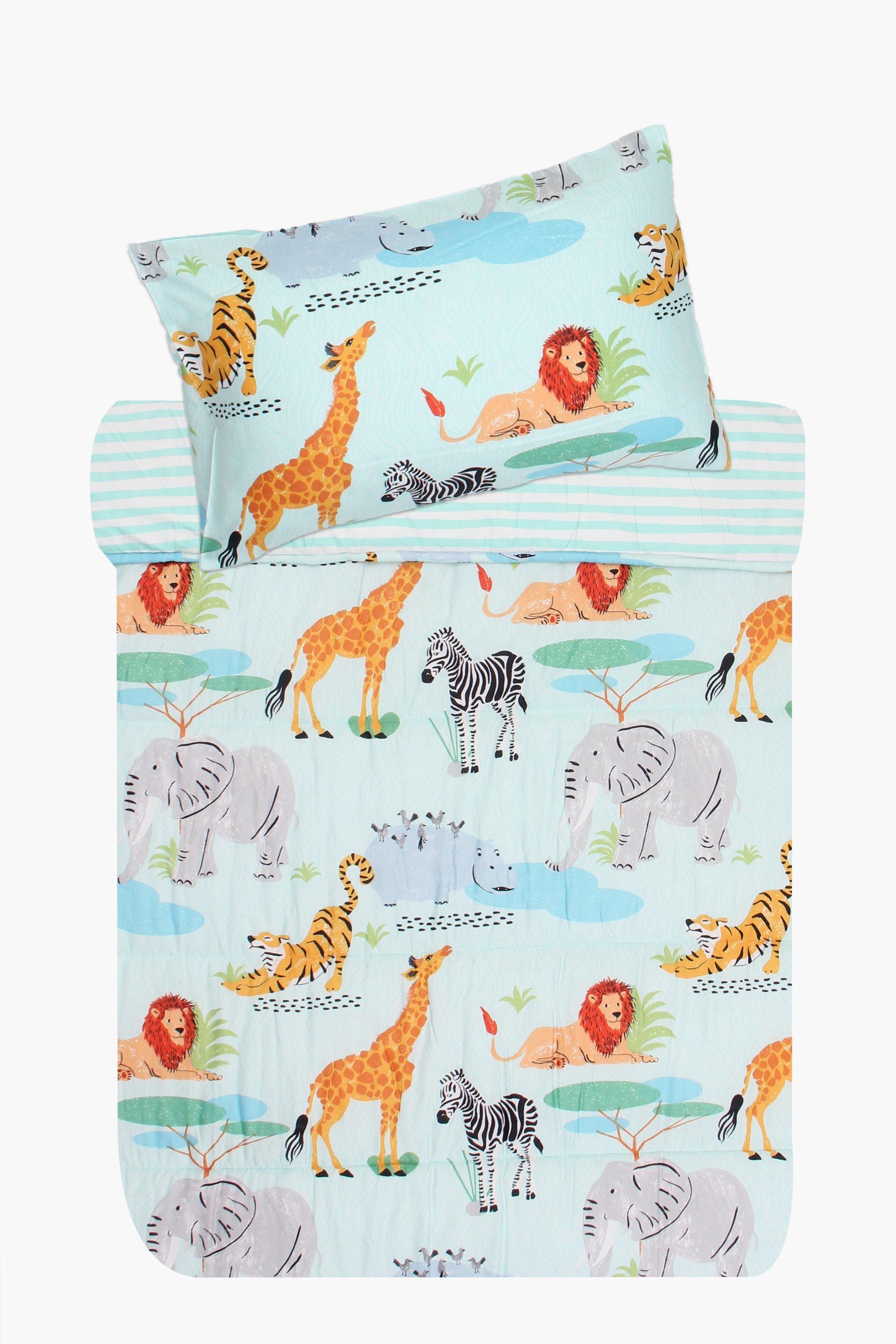 Soft Touch Bright Jungle Reversible Comforter Set