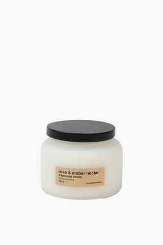 Rose And Amber Candle, 227g