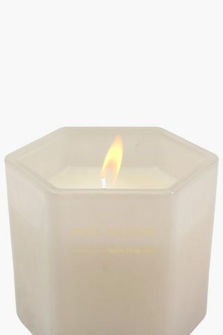 Hex Pine Watery Candle, 8x8cm