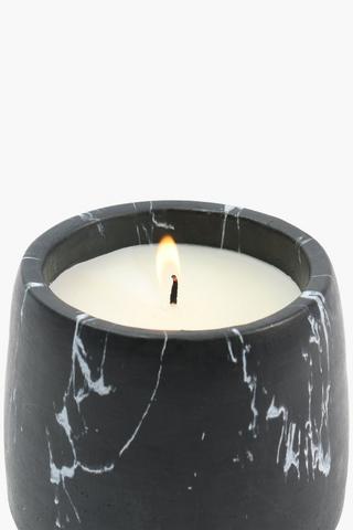 Marbled Jar Candle, 11x10cm