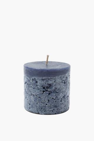 Rustic Pillar Candle, 7x7,5cm