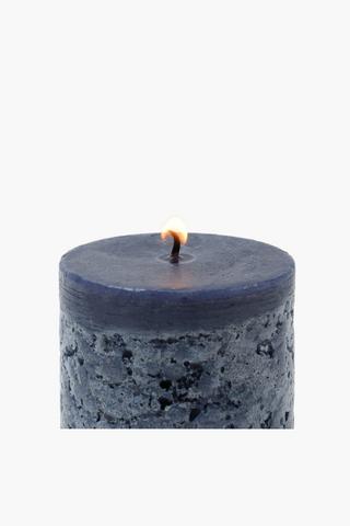 Rustic Pillar Candle, 7x7,5cm