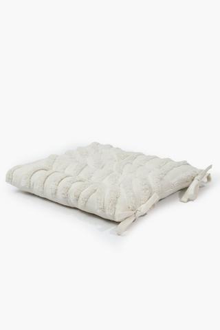Tufted Okavango Chair Pad, 40x40cm