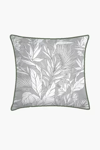 Printed Patio Strelitzia Scatter Cushion, 60x60cm