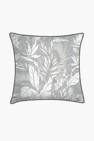 Printed Patio Strelitzia Scatter Cushion, 60x60cm