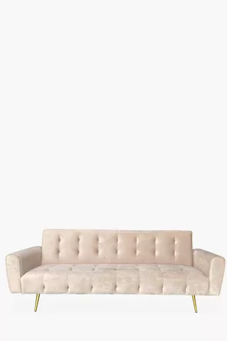 Classic Button Sleeper Couch