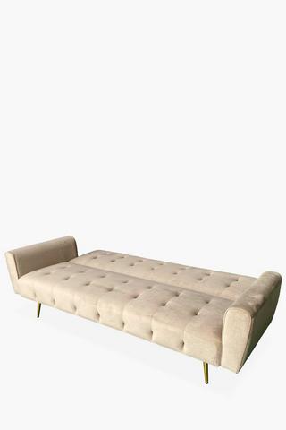 Classic Button Sleeper Couch