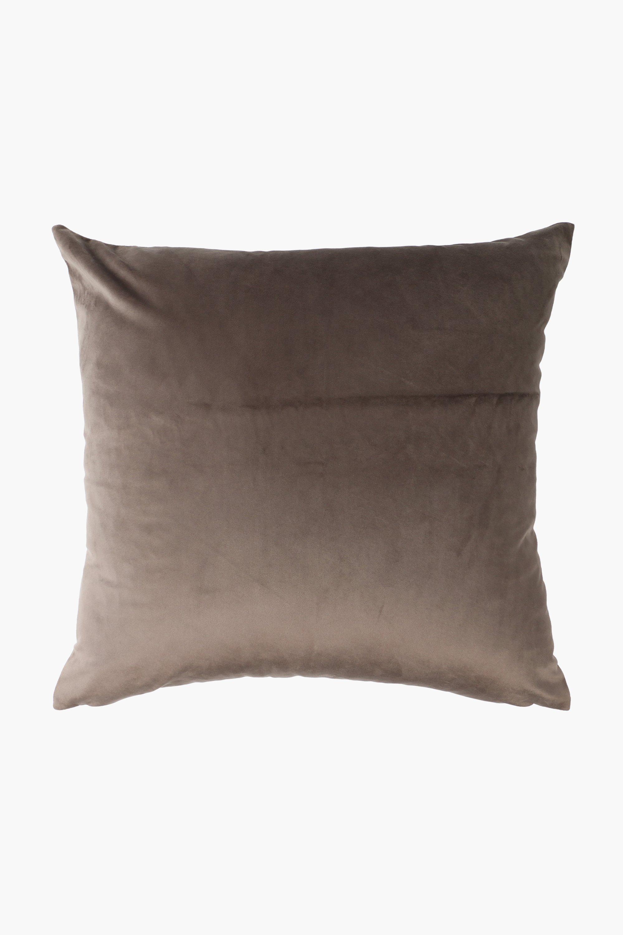 Premium Velvet Linen Blend Feather Scatter Cushion, 60x60cm
