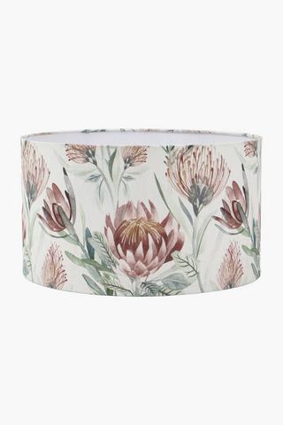 Wild Protea Drum Lampshade, 43x50cm