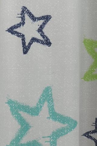 Soft Touch Zweli Star Eyelet Curtain, 140x225cm