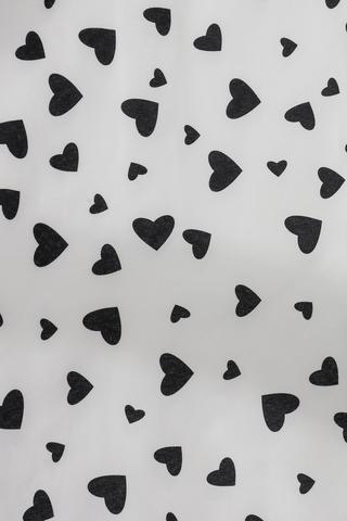Soft Touch Sienna Heart Curtain, 140x225cm