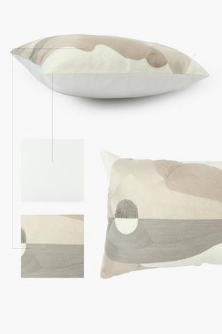 Tufted Rustic Rectangular Scatter Cushion, 30x50cm