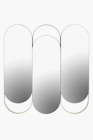 Triple Tube Mirror, 80x91cm