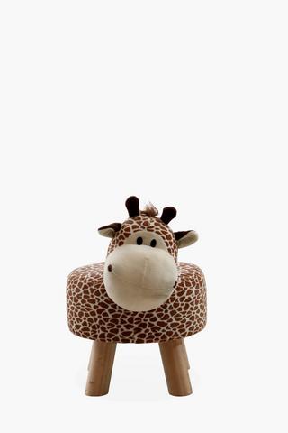 Giraffe Plush Stool, 28x40cm