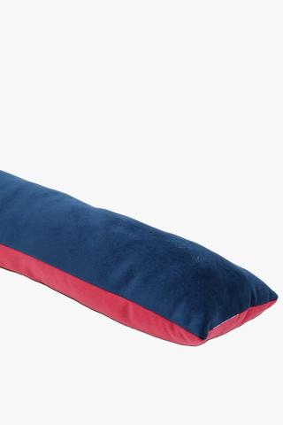 2 Tone Velvet Breeze Blocker, 85x15cm