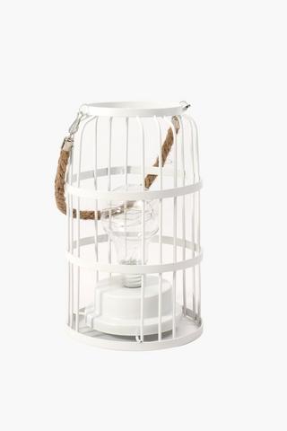 Grid Led Lantern, 14x24cm