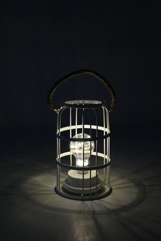 Grid Led Lantern, 14x24cm