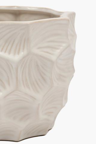 Dimple Leaf Planter, 17x20cm