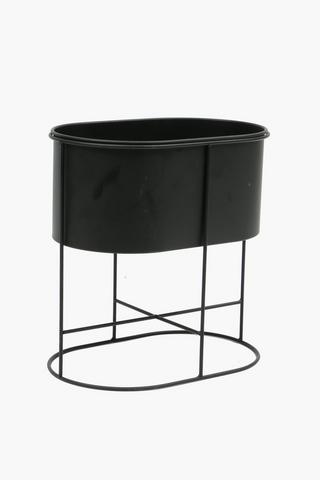 Oval Standing Planter, 23x36cm