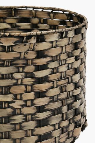 Cane Woven Planter, 28x30cm
