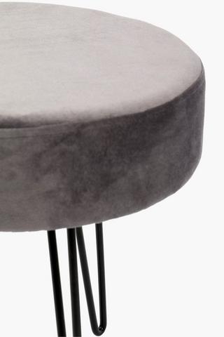 Velvet Hairpin Stool