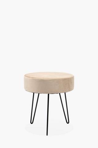 Velvet Hairpin Stool