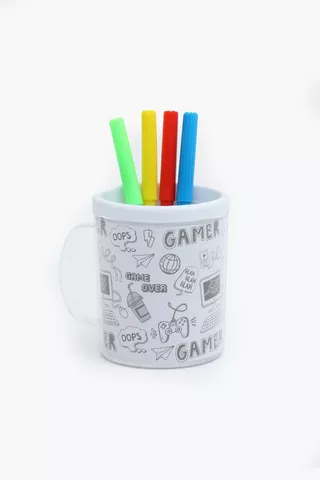 Colour Your Own Gamer Mug