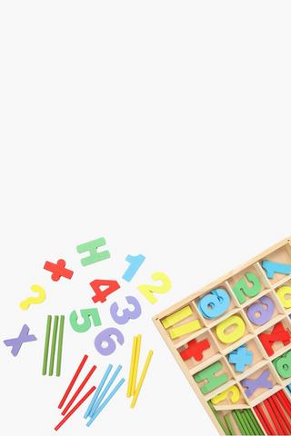 Wooden Math Set
