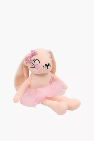 Bunny With Tutu Soft Toy, 33cm