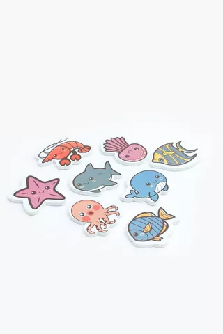 Plastic Sea Life Stickers