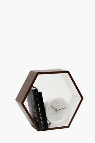 2 Piece Hex Shelf Set, 37x32cm