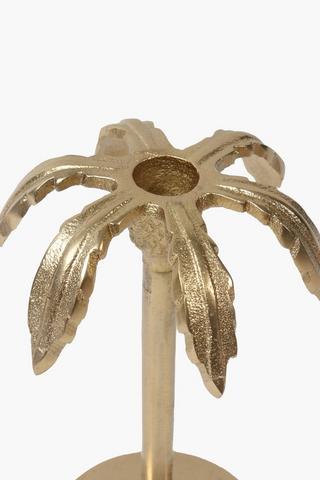 Palm Dinner Candle Holder
