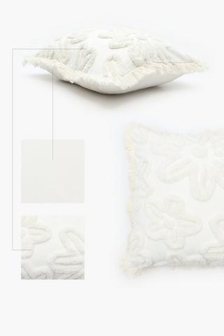 Blue Floral Print Scatter Cushion 50x50cm main image 1