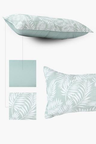 Classic Leaf Jacquard Quilted Scatter Cushion, 30x80cm