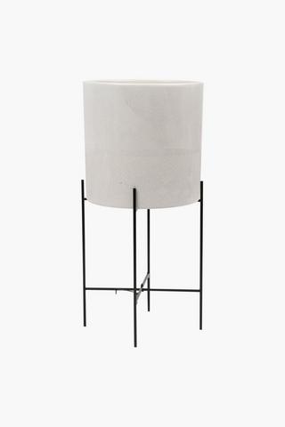Glazed Standing Planter, 65cm