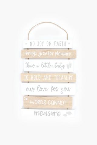 Hanging Script Slat