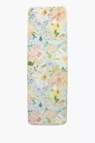 Printed Floral Runner Bath Mat, 70x110cm