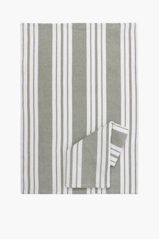 3 Pack Stripe Cotton Tea Towels