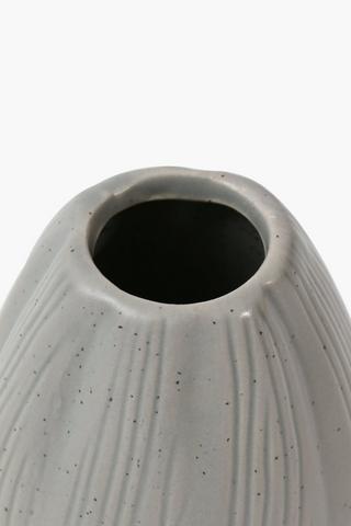 Ceramic Shell Vase, 7x10cm
