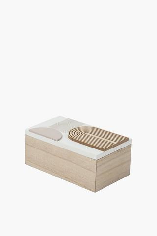 Classic Geo Storage Box, 17x50cm
