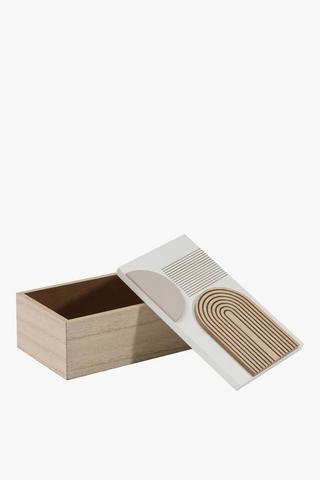 Classic Geo Storage Box, 17x50cm