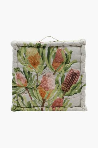 Printed Kamburg Mattress Cushion, 50x50x10cm