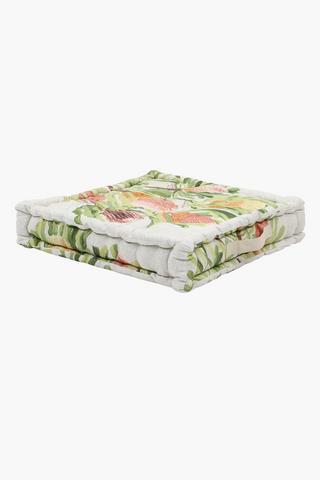 Printed Kamburg Mattress Cushion, 50x50x10cm