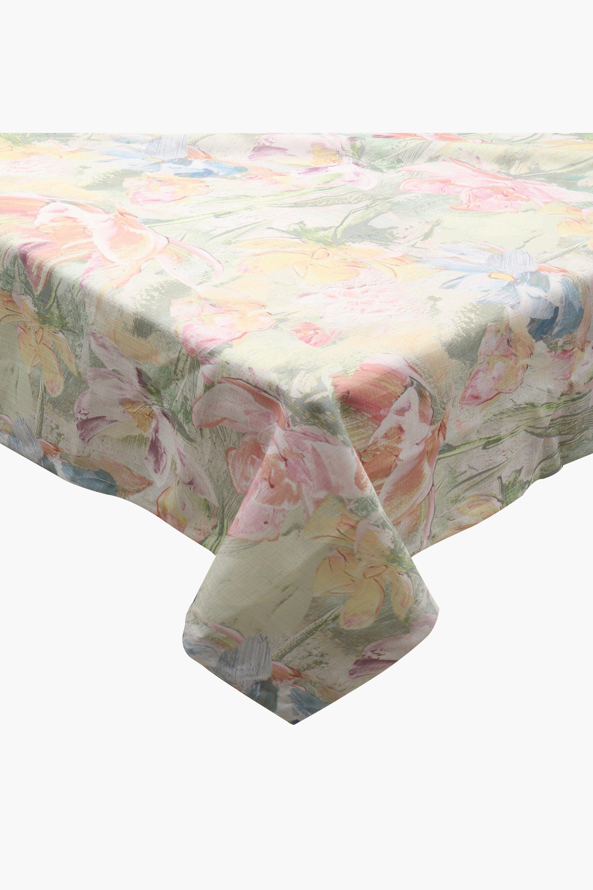 Floral Protea Cotton Tablecloth 135x230cm