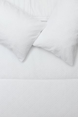 Soft Touch Pressed Geometric Comforter Set