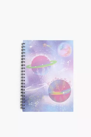 Stella Star Spiral Notebook A4